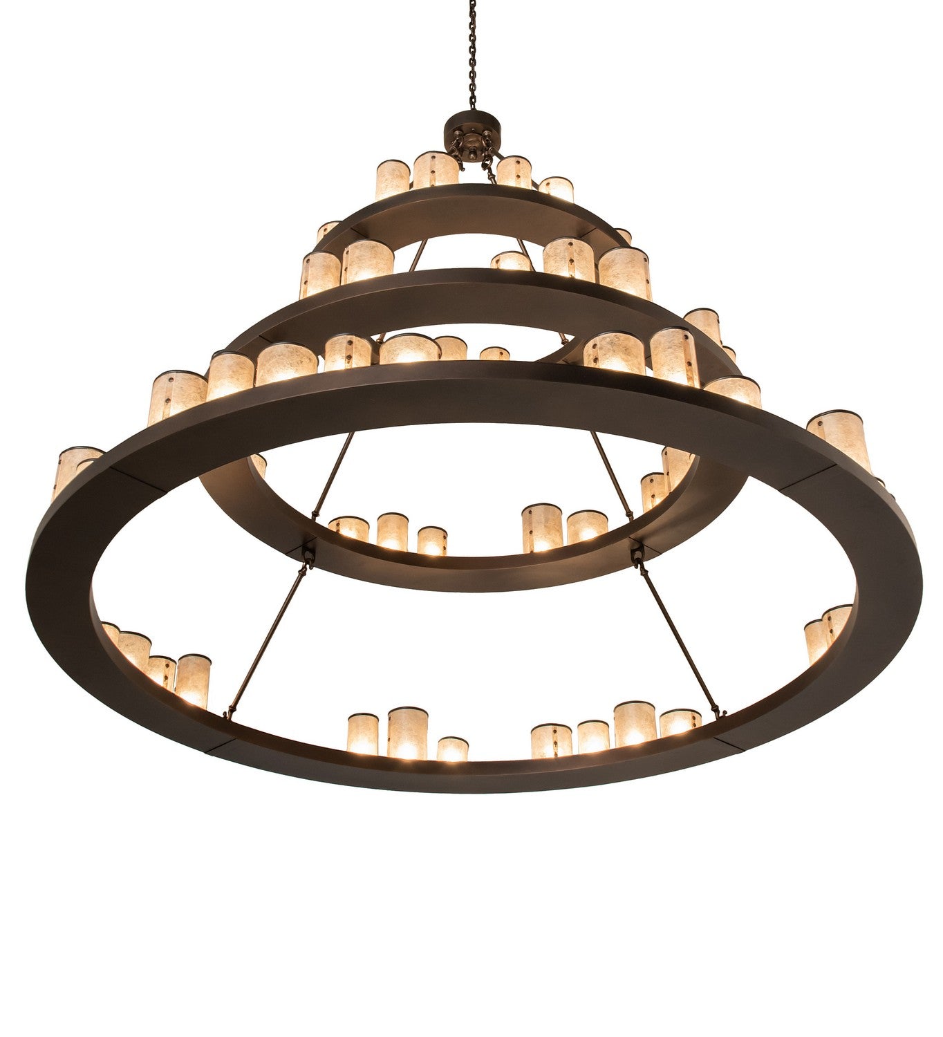 Meyda Tiffany - 238892 - LED Chandelier - Loxley - Mahogany Bronze