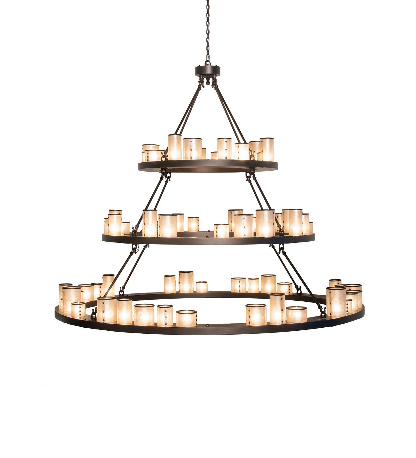 Meyda Tiffany - 238892 - LED Chandelier - Loxley - Mahogany Bronze