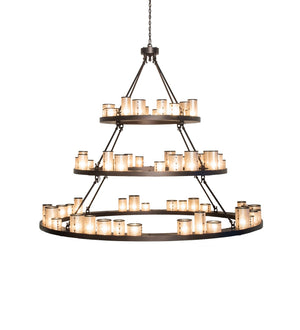 Meyda Tiffany - 238892 - LED Chandelier - Loxley - Mahogany Bronze