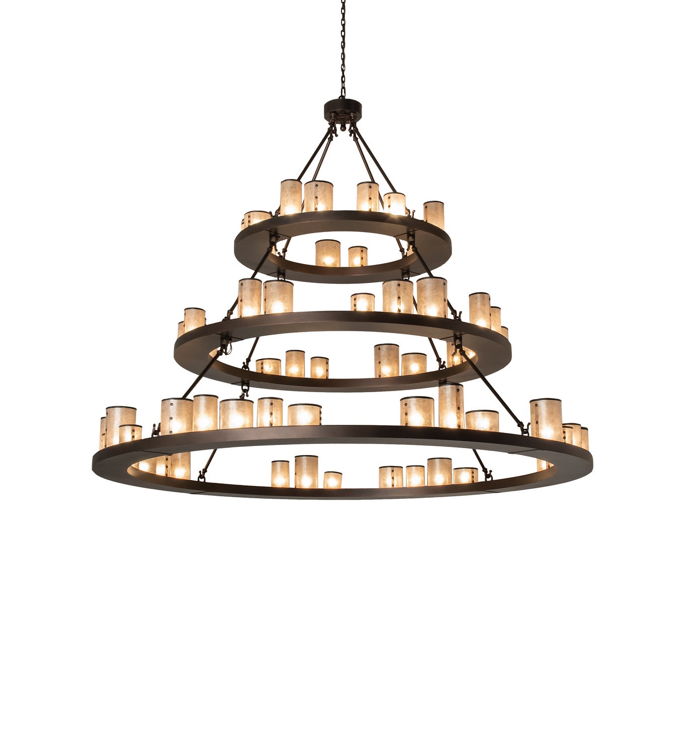 Meyda Tiffany - 238892 - LED Chandelier - Loxley - Mahogany Bronze