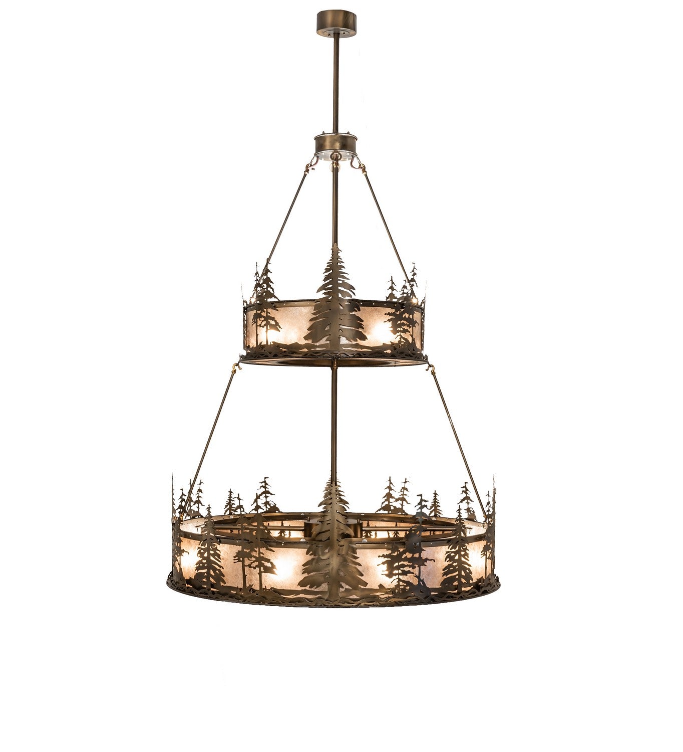 Meyda Tiffany - 239525 - 20 Light Chandel-Air - Tall Pines - Antique Copper