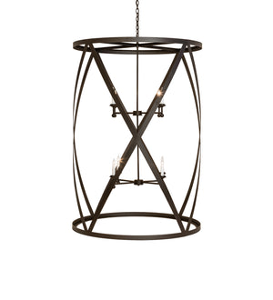 Meyda Tiffany - 240271 - Eight Light Pendant - Desmond - Oil Rubbed Bronze