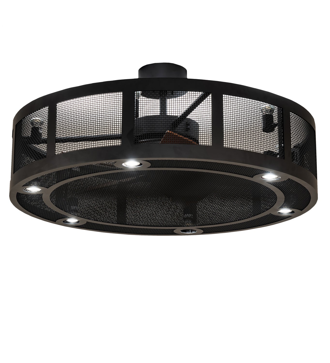 Meyda Tiffany - 240754 - 12 Light Chandel-Air - Paloma Golpe - Matte Black