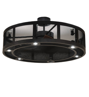 Meyda Tiffany - 240754 - 12 Light Chandel-Air - Paloma Golpe - Matte Black