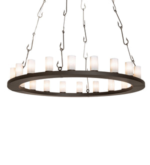 Meyda Tiffany - 240760 - LED Chandelier - Loxley - Oil Rubbed Bronze/Industrial Steel