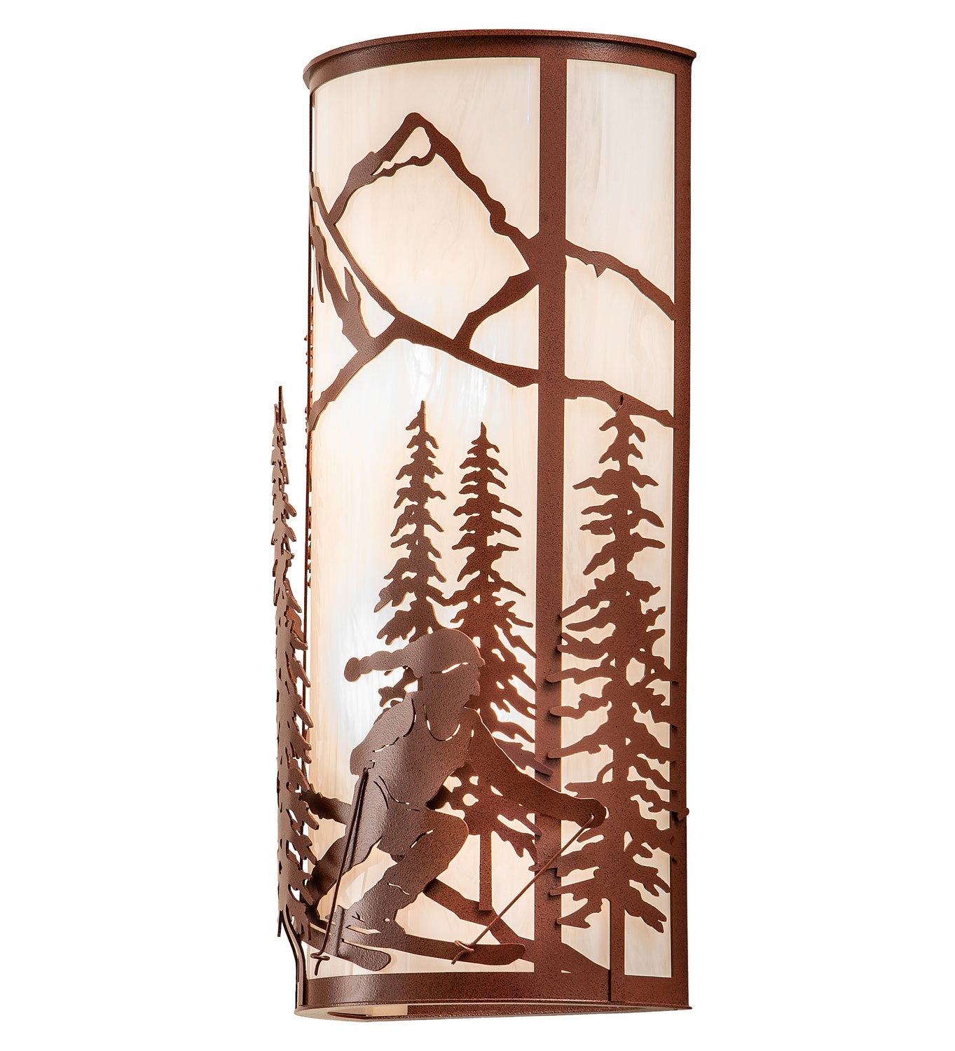 Meyda Tiffany - 240975 - Two Light Wall Sconce - Alpine - Rust