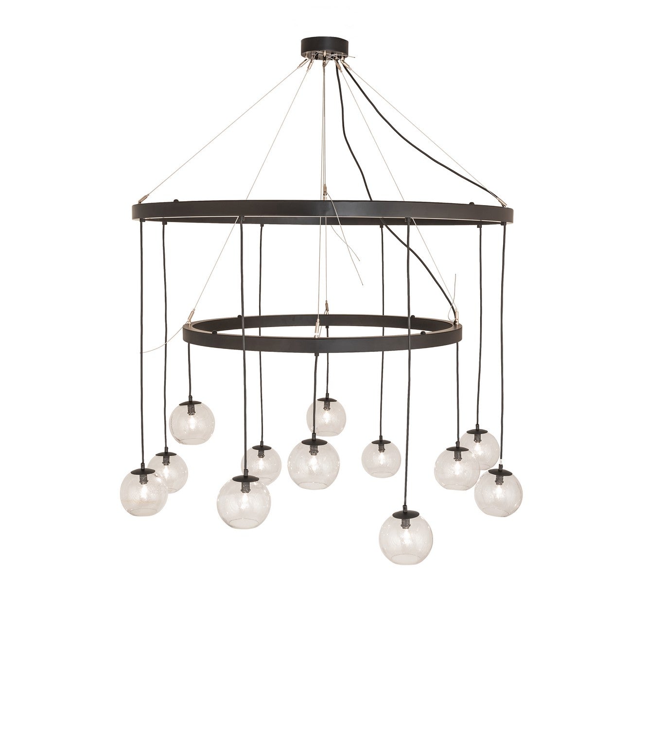 Meyda Tiffany - 241019 - LED Chandelier - Bola - Solar Black