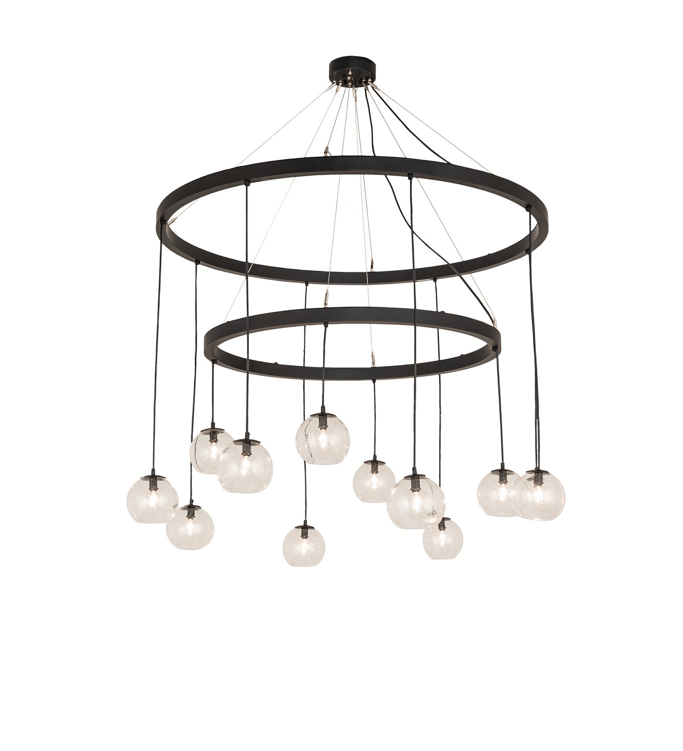 Meyda Tiffany - 241019 - LED Chandelier - Bola - Solar Black