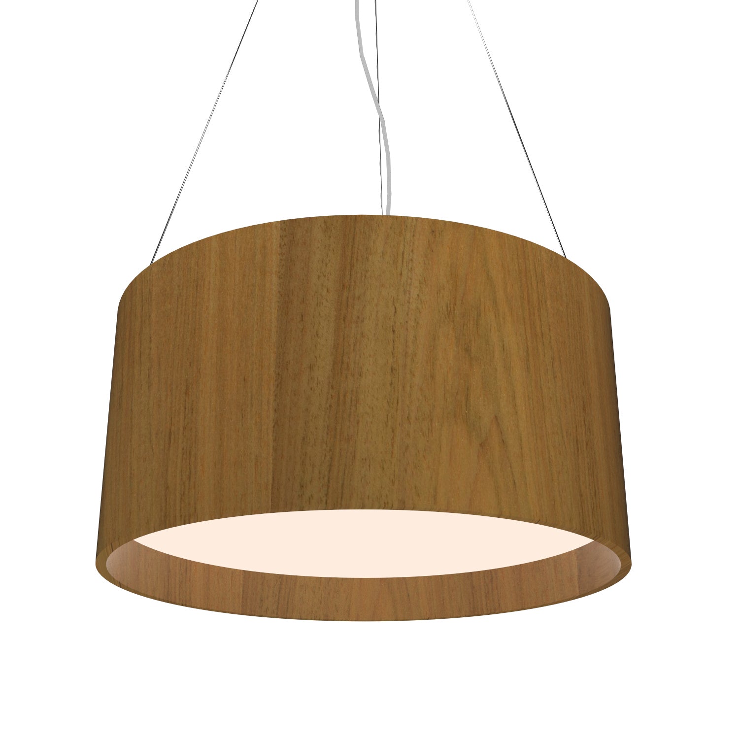 Accord Lighting - 214.09 - Three Light Pendant - Cylindrical - Louro Freijo