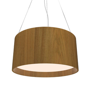 Accord Lighting - 214.09 - Three Light Pendant - Cylindrical - Louro Freijo