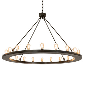 Meyda Tiffany - 241212 - 20 Light Chandelier - Loxley - Timeless Bronze