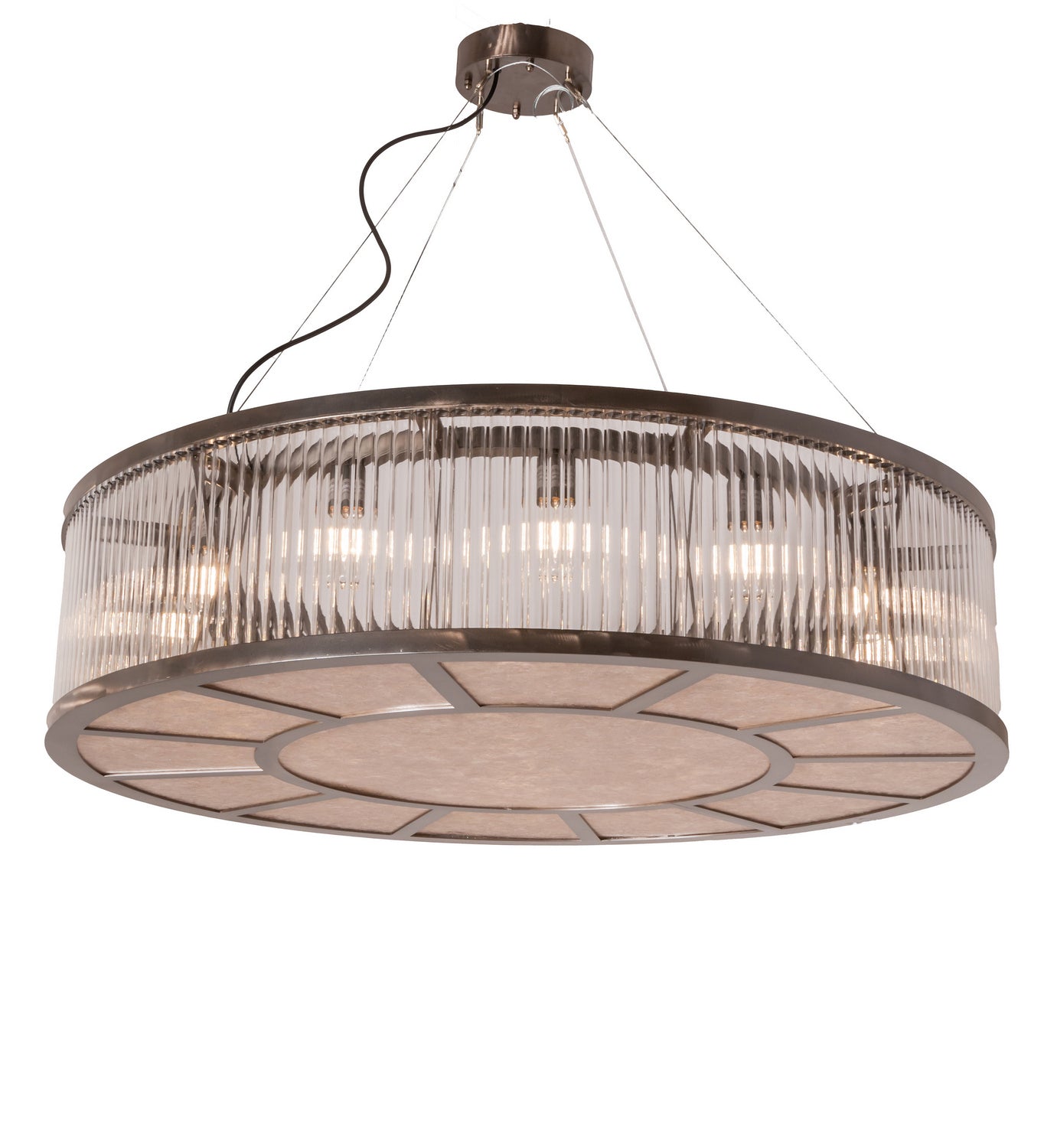 Meyda Tiffany - 241565 - 12 Light Pendant - Marquee - Transparent Pastel Black