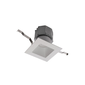 W.A.C. Lighting - R4DSDR-F9CS-WT - 4"Remodel Square Downlight 5CCT - Pop-In - White