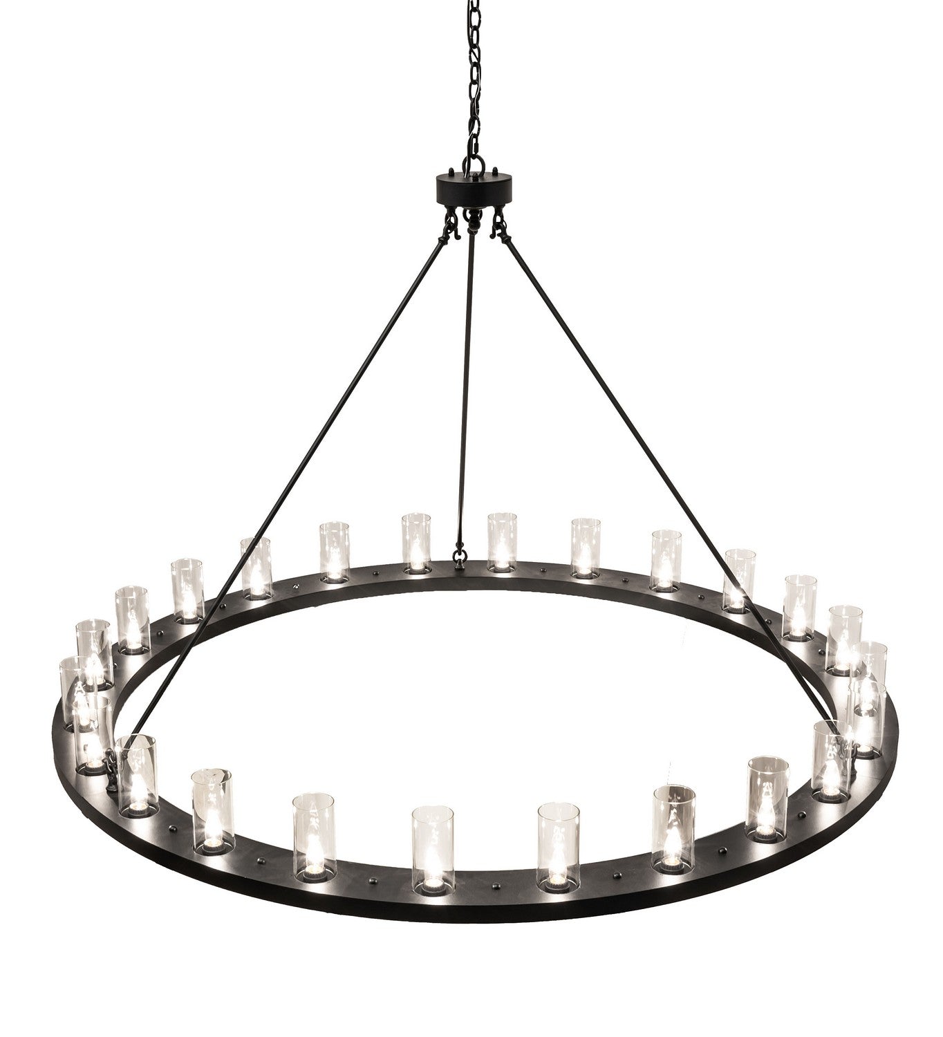 Meyda Tiffany - 242137 - 24 Light Chandelier - Loxley - Textured Black