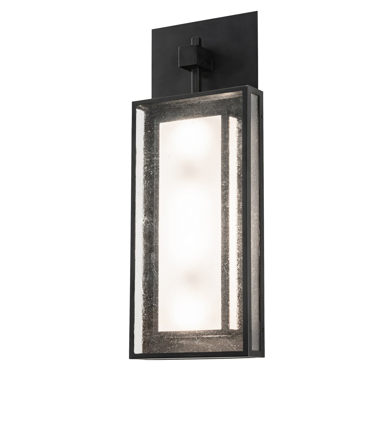 Meyda Tiffany - 242382 - LED Wall Sconce - Quadrato - Phosphate & Prime/Solar Black