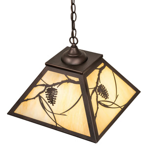 Meyda Tiffany - 242639 - Two Light Pendant - Whispering Pines - Mahogany Bronze