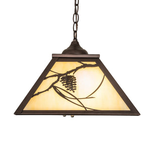 Meyda Tiffany - 242639 - Two Light Pendant - Whispering Pines - Mahogany Bronze