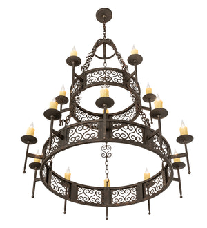 Meyda Tiffany - 242818 - 15 Light Chandelier - Toscano - Gilded Tobacco