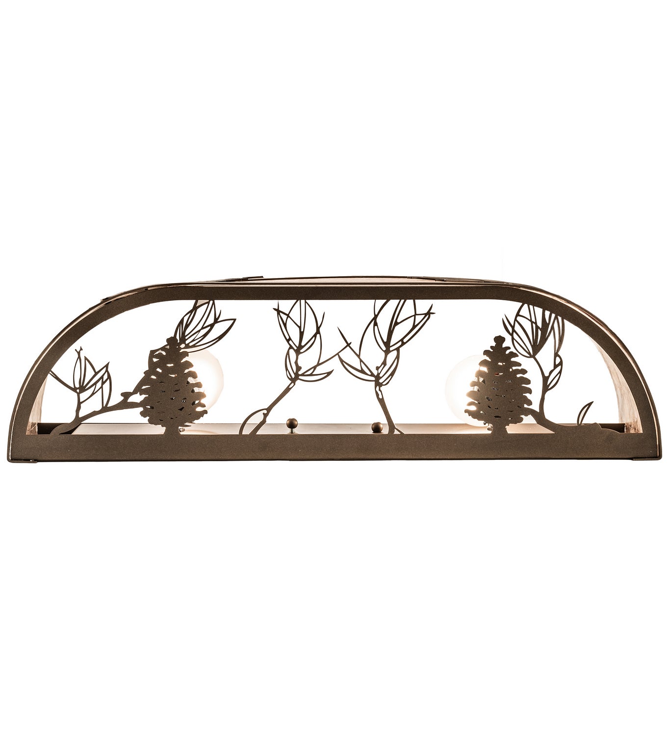 Meyda Tiffany - 242900 - Two Light Vanity - Lone Pine - Oil Rubbed Bronze