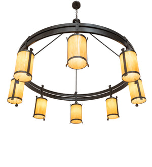 Meyda Tiffany - 243019 - Eight Light Chandelier - Beartooth - Timeless Bronze