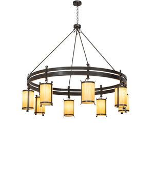 Meyda Tiffany - 243019 - Eight Light Chandelier - Beartooth - Timeless Bronze