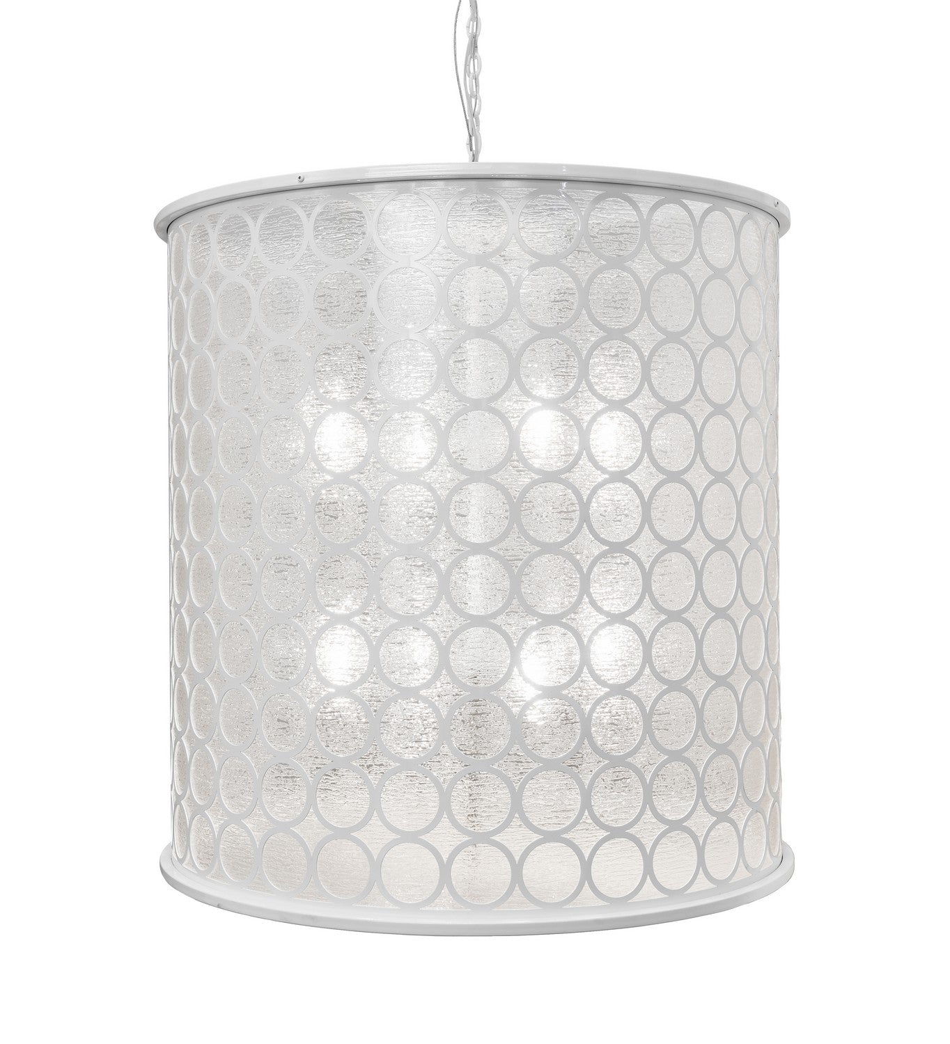 Meyda Tiffany - 243255 - Eight Light Pendant - Dekko - Horizon White