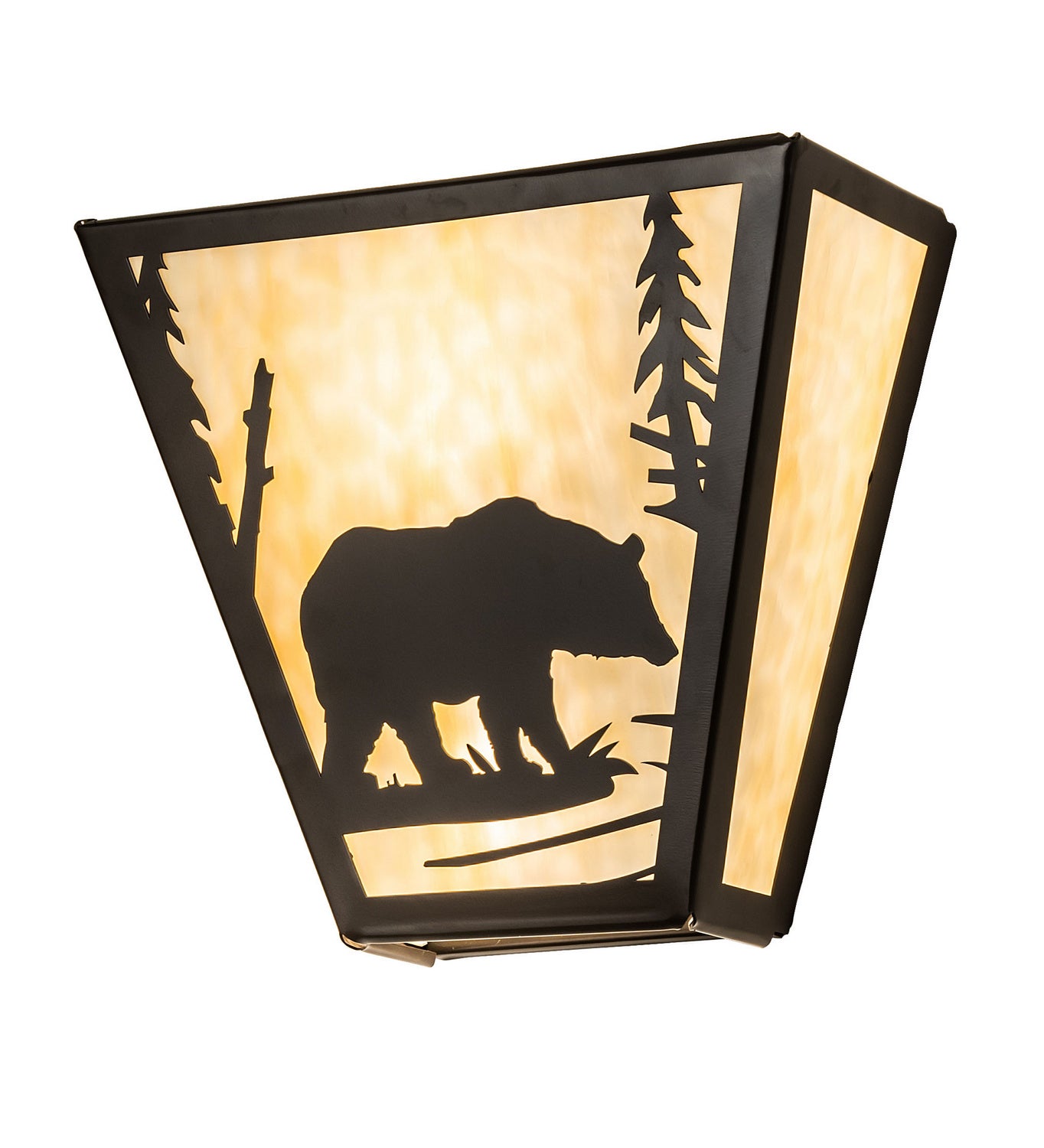 Meyda Tiffany - 243391 - Two Light Wall Sconce - Bear Creek - Timeless Bronze