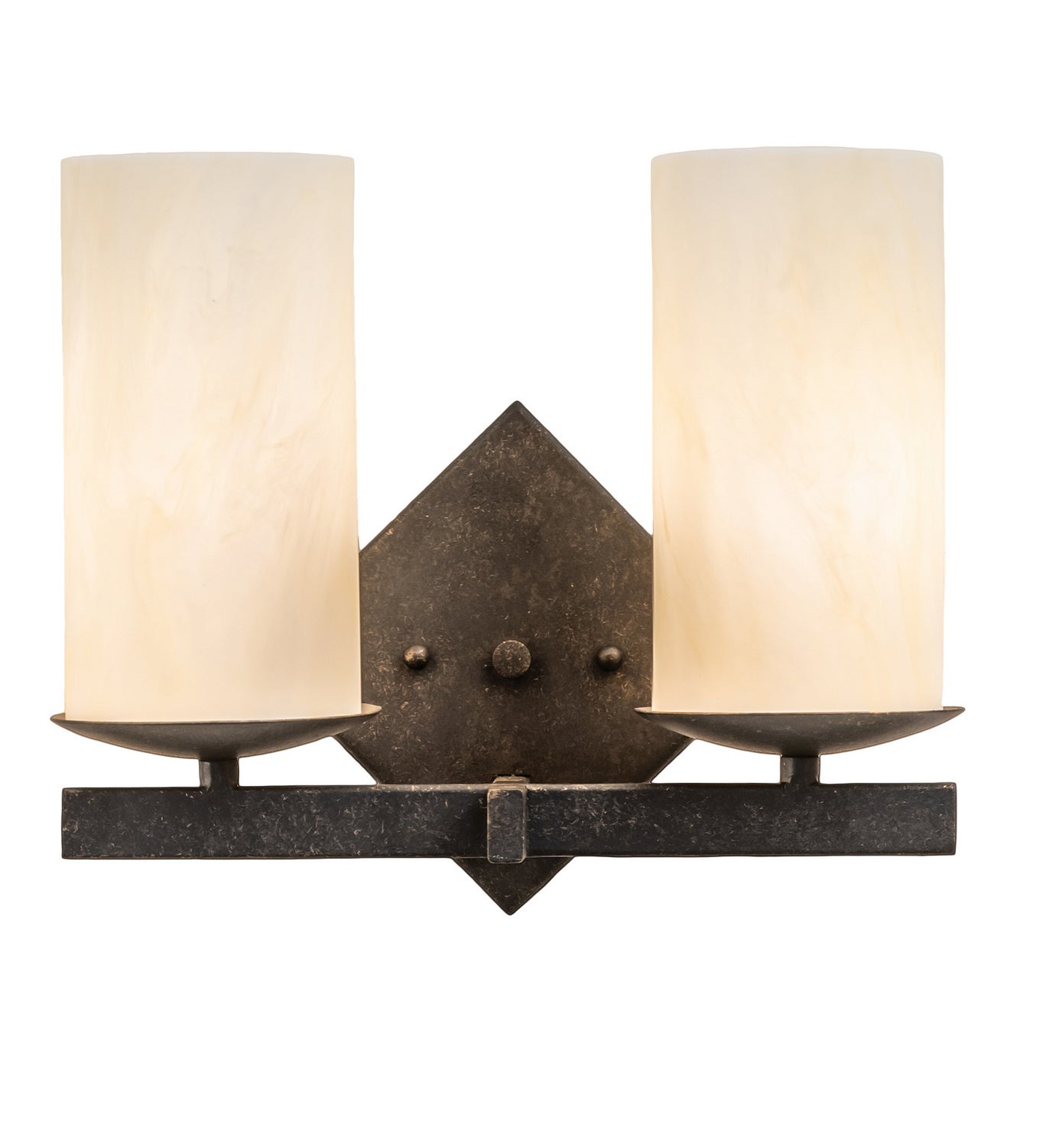 Meyda Tiffany - 243450 - Two Light Wall Sconce - Dante - Golden Bronze