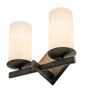 Meyda Tiffany - 243450 - Two Light Wall Sconce - Dante - Golden Bronze