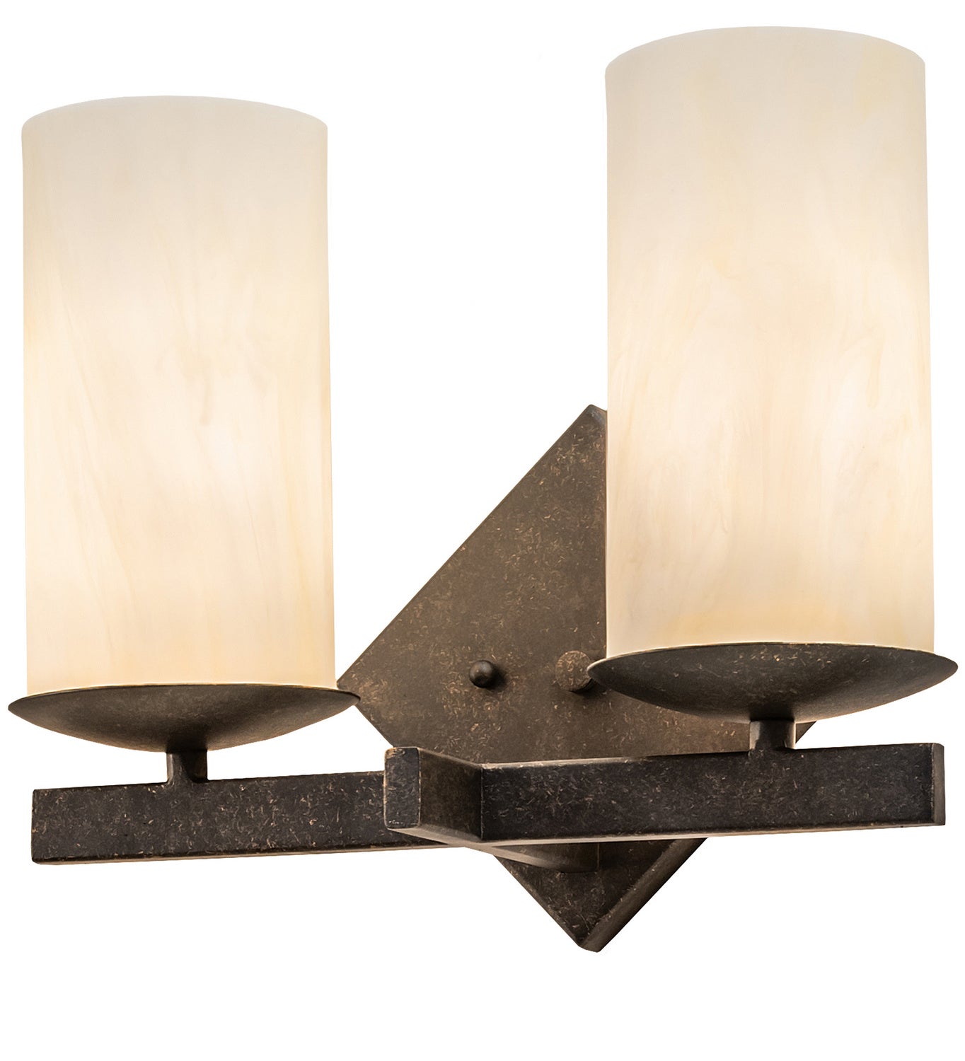 Meyda Tiffany - 243450 - Two Light Wall Sconce - Dante - Golden Bronze