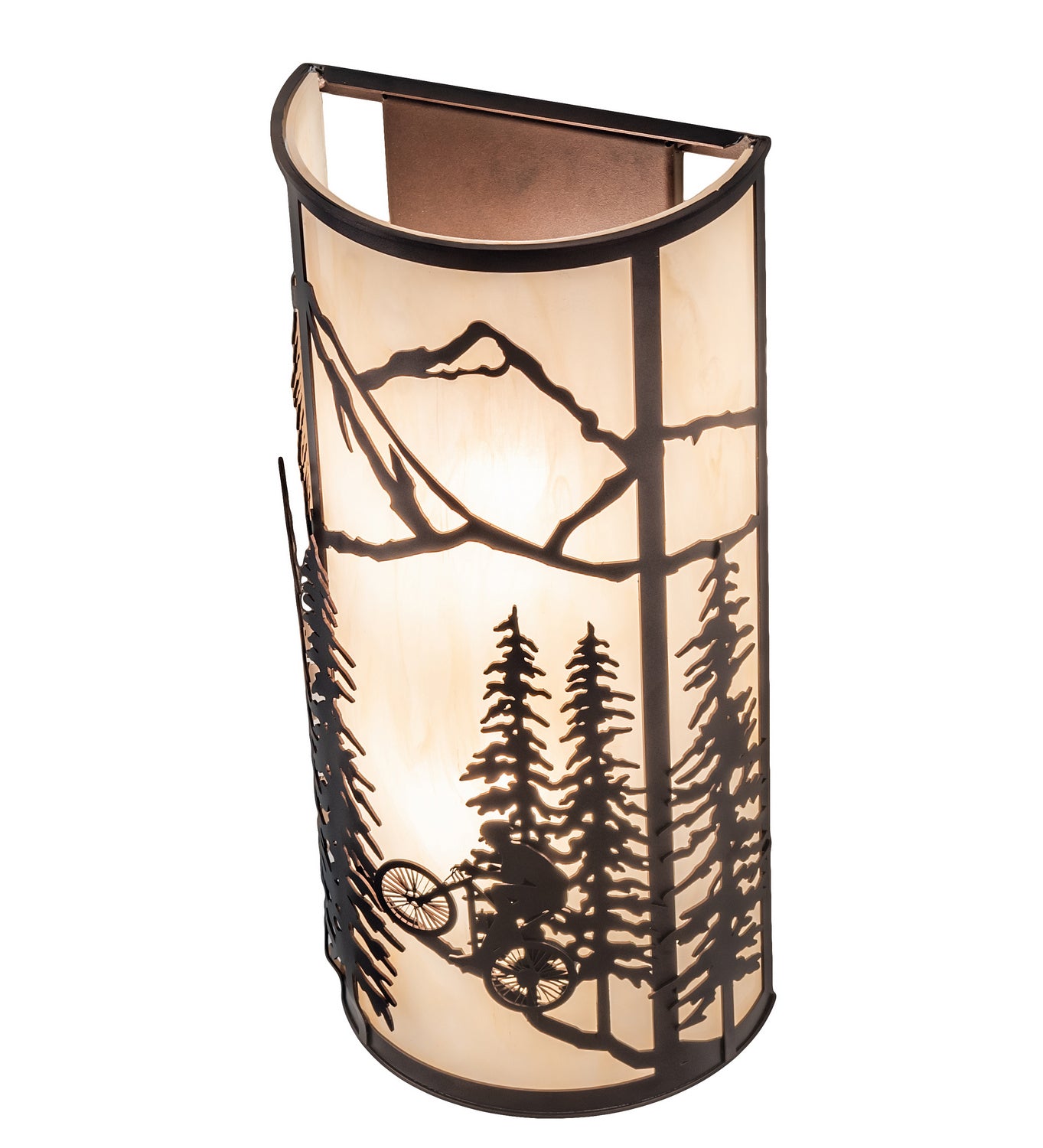 Meyda Tiffany - 243640 - Two Light Wall Sconce - Tall Pines - Mahogany Bronze