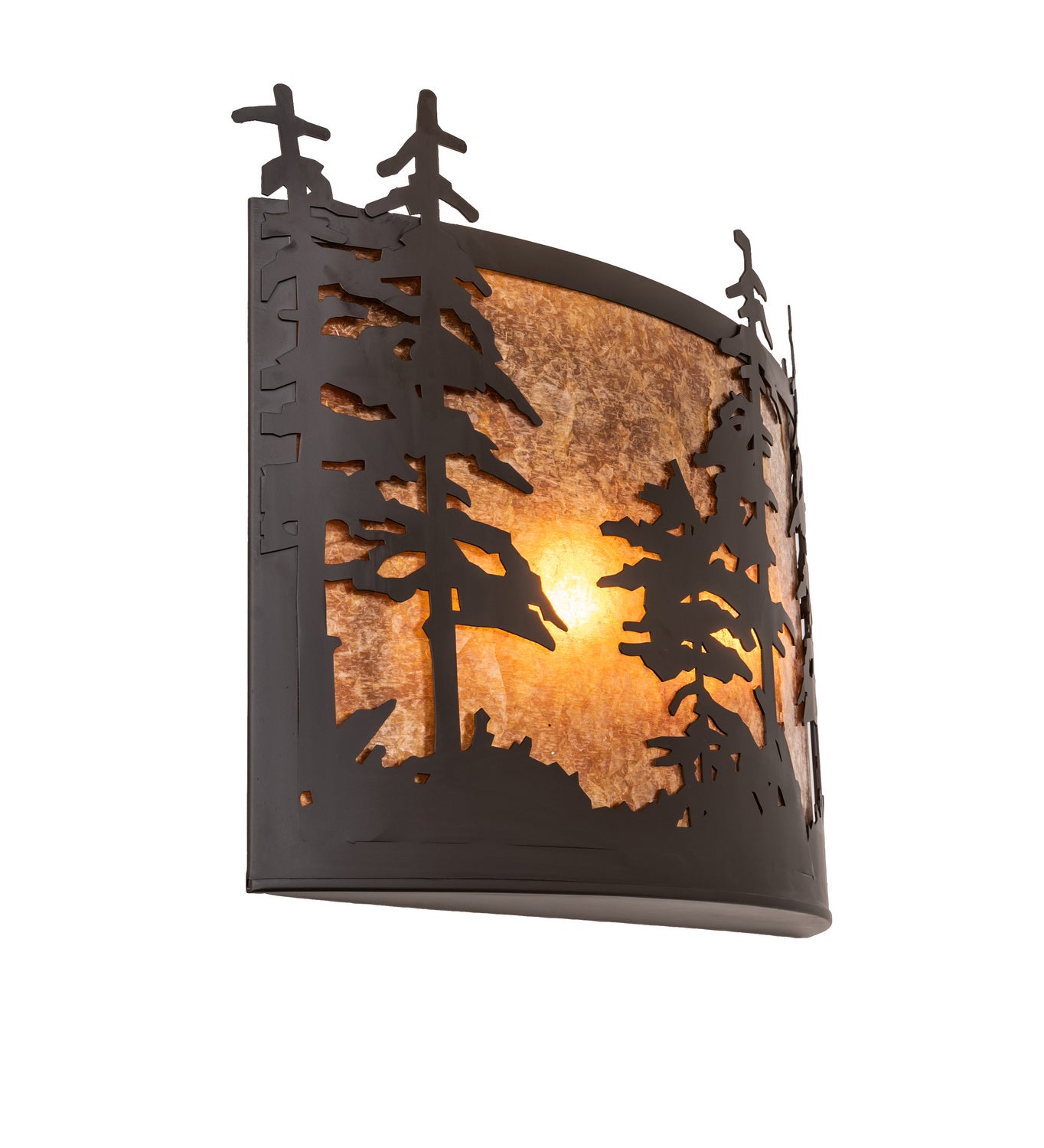 Meyda Tiffany - 243680 - Two Light Wall Sconce - Tall Pines - Oil Rubbed Bronze