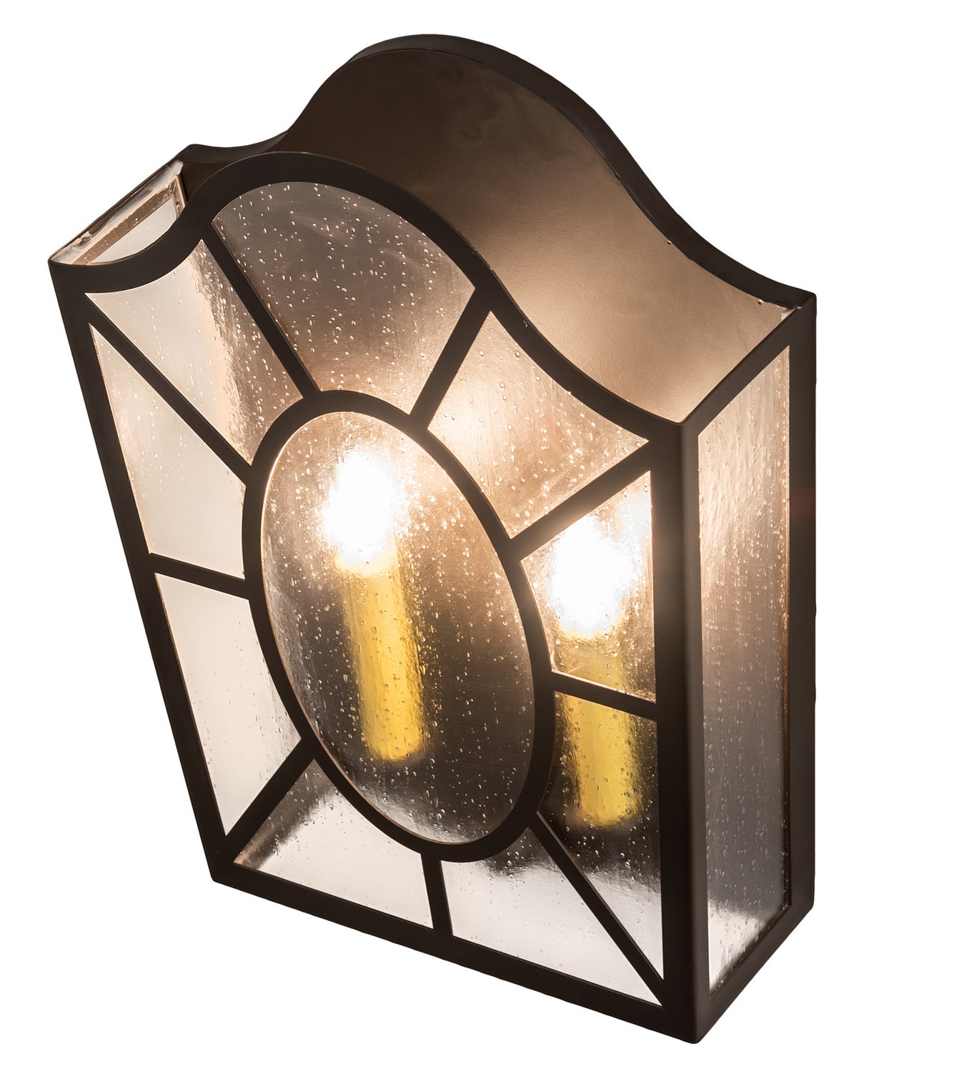 Meyda Tiffany - 243685 - Two Light Wall Sconce - Austin - Oil Rubbed Bronze