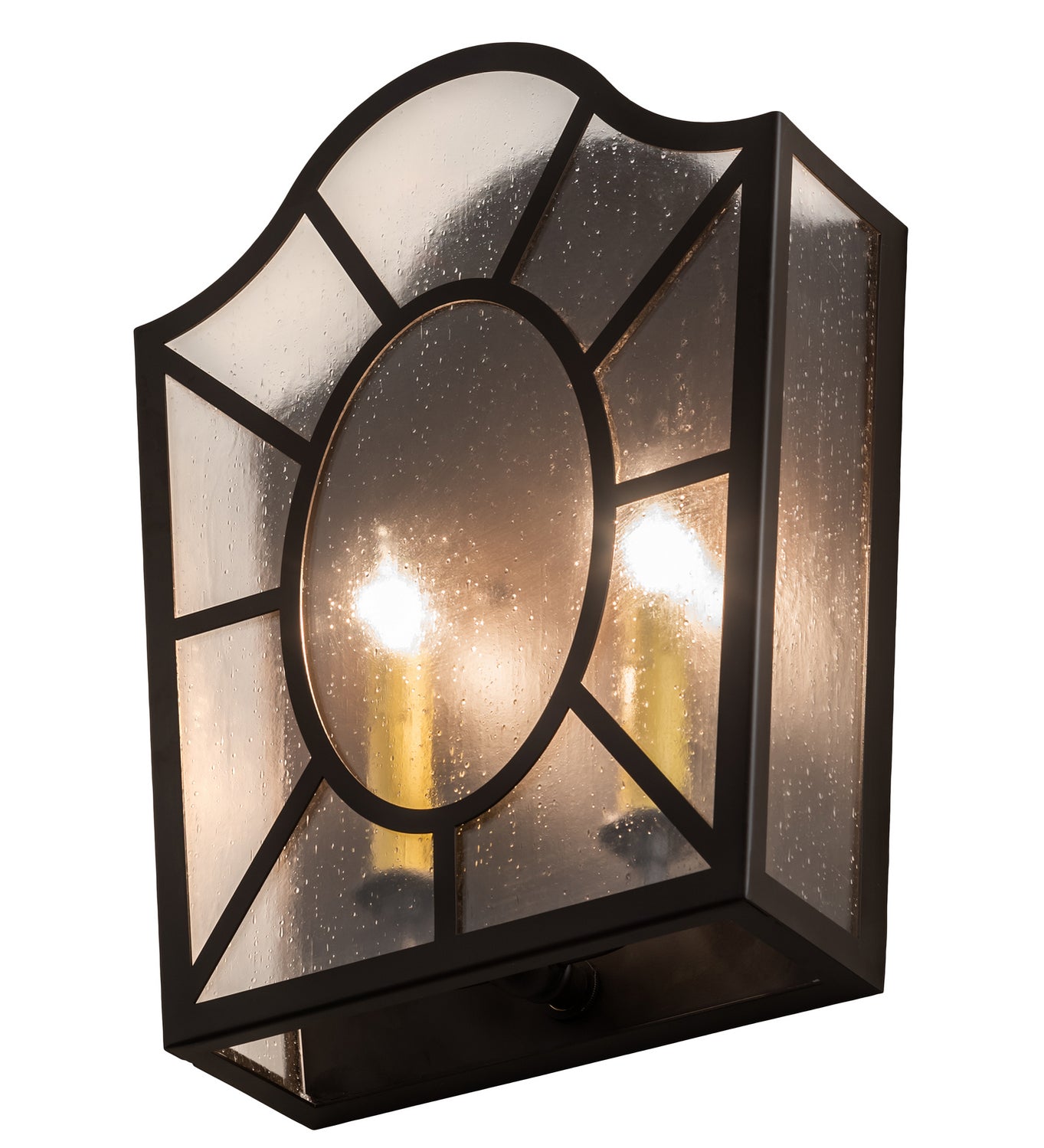 Meyda Tiffany - 243685 - Two Light Wall Sconce - Austin - Oil Rubbed Bronze