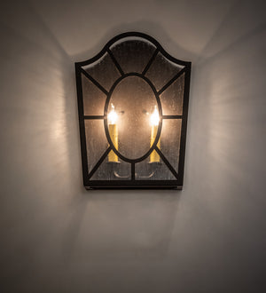 Meyda Tiffany - 243685 - Two Light Wall Sconce - Austin - Oil Rubbed Bronze