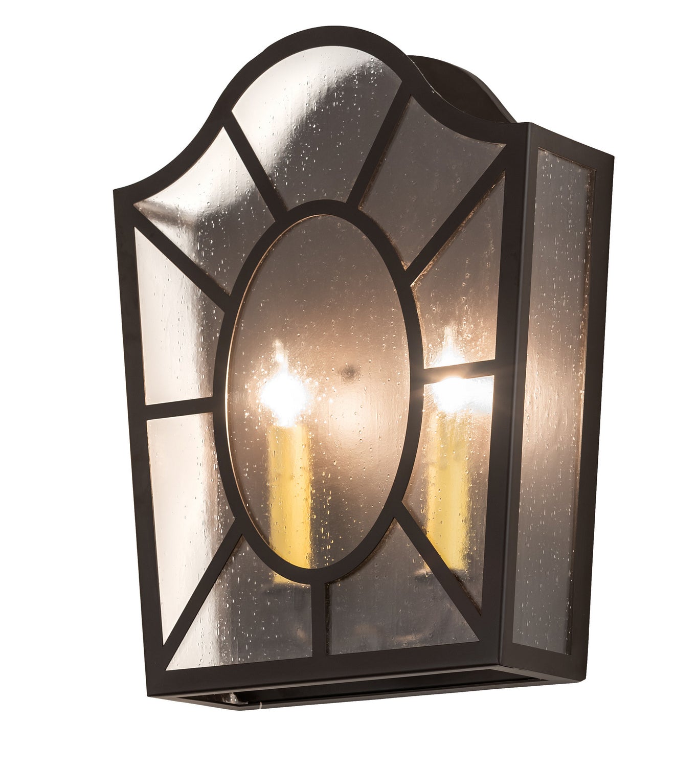 Meyda Tiffany - 243685 - Two Light Wall Sconce - Austin - Oil Rubbed Bronze