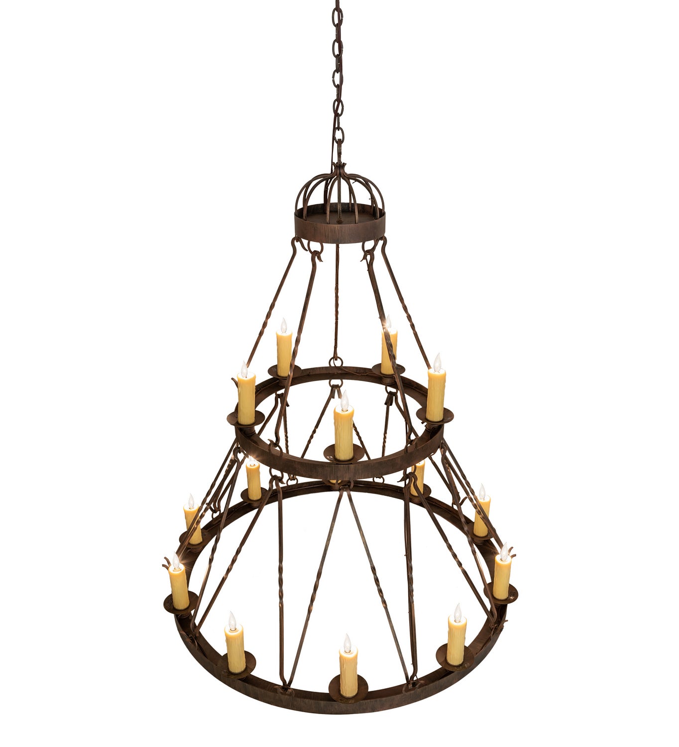 Meyda Tiffany - 243691 - 15 Light Chandelier - Lakeshore - Cortez Gold