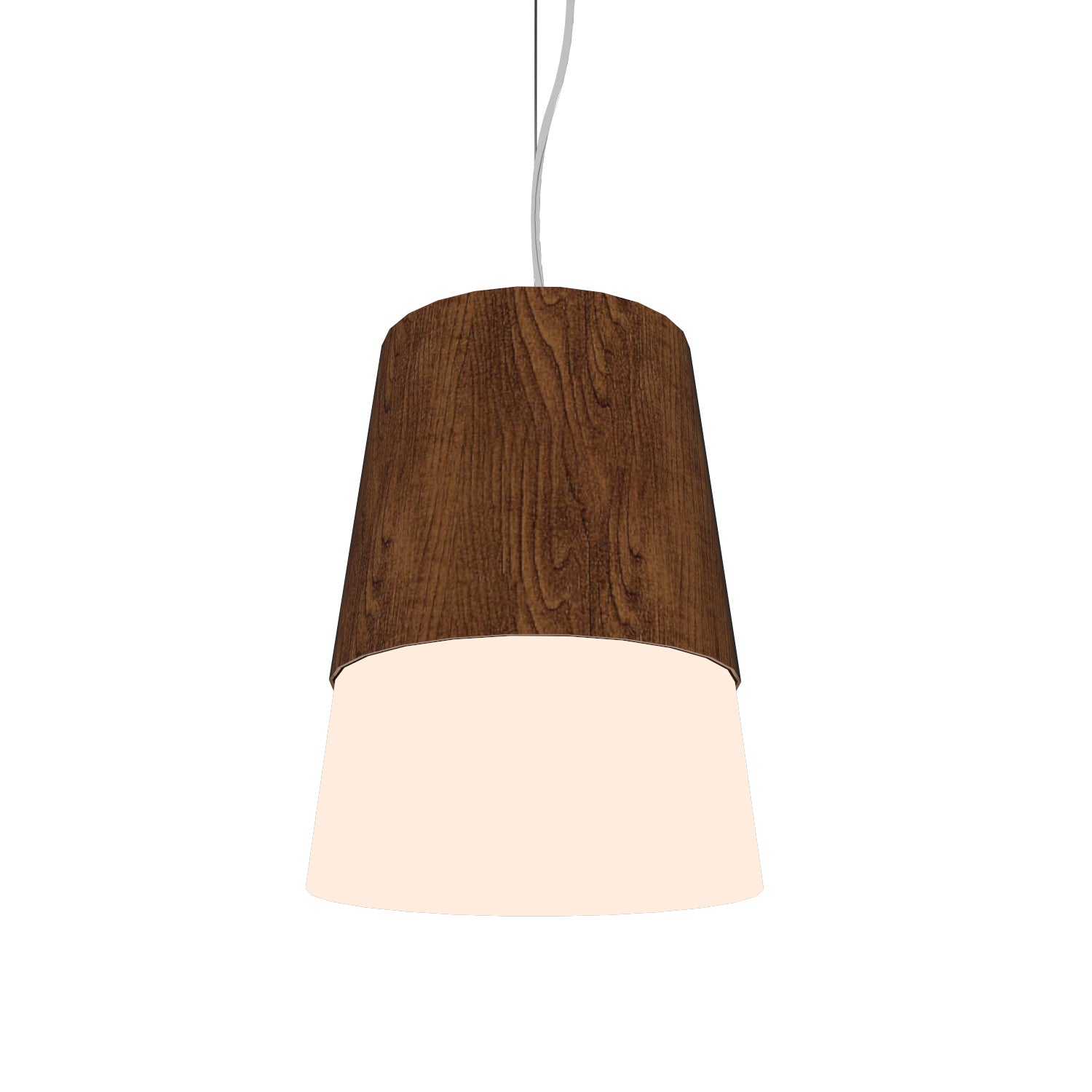 Accord Lighting - 264.06 - One Light Pendant - Conical - Imbuia