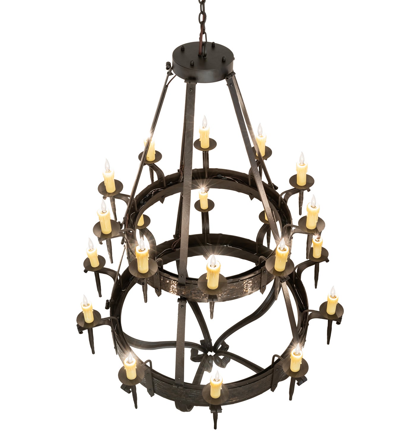 Meyda Tiffany - 243889 - 20 Light Chandelier - Costello - Oil Rubbed Bronze/Gothic Gold