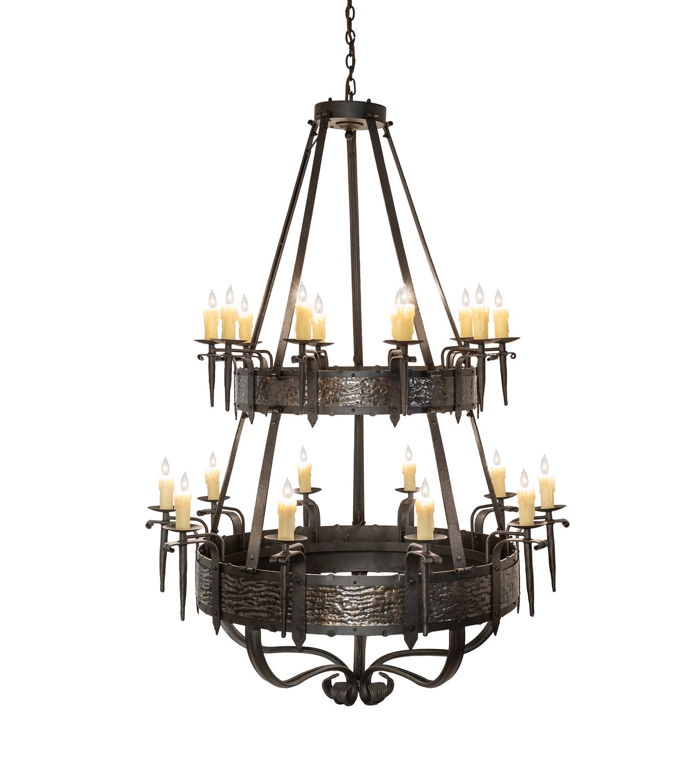 Meyda Tiffany - 243889 - 20 Light Chandelier - Costello - Oil Rubbed Bronze/Gothic Gold