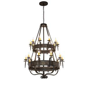 Meyda Tiffany - 243889 - 20 Light Chandelier - Costello - Oil Rubbed Bronze/Gothic Gold