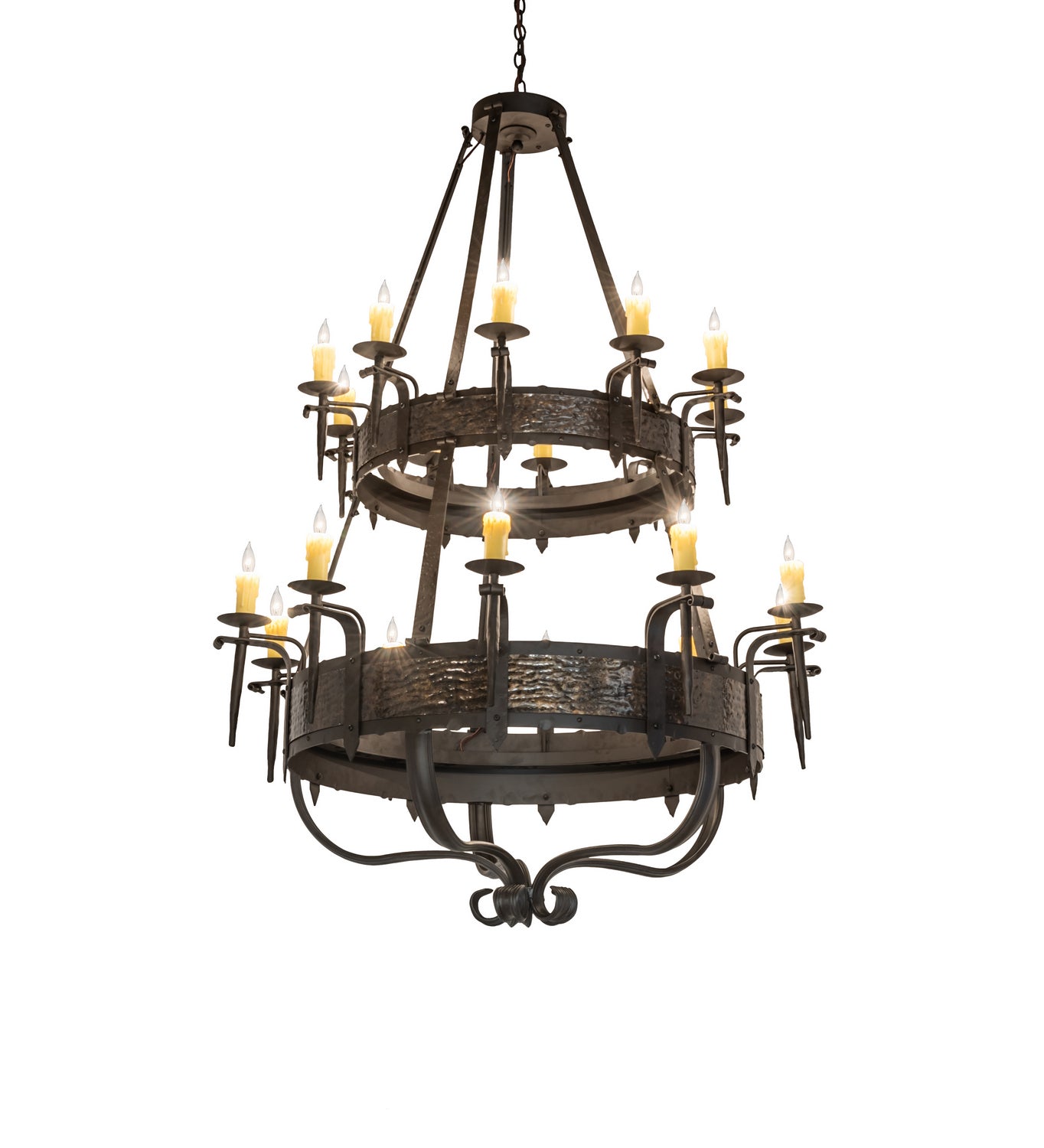 Meyda Tiffany - 243889 - 20 Light Chandelier - Costello - Oil Rubbed Bronze/Gothic Gold