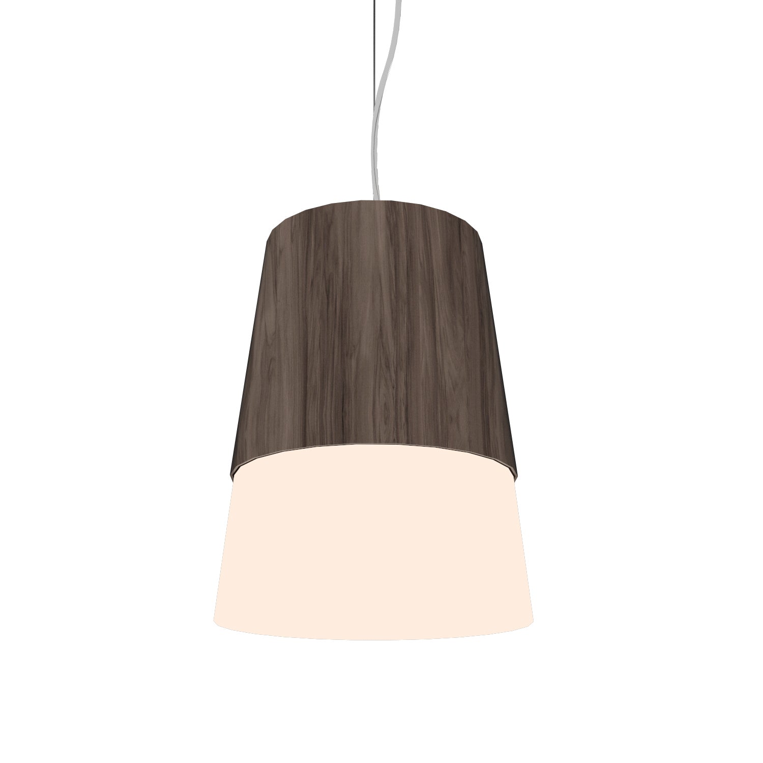 Accord Lighting - 264.18 - One Light Pendant - Conical - American Walnut