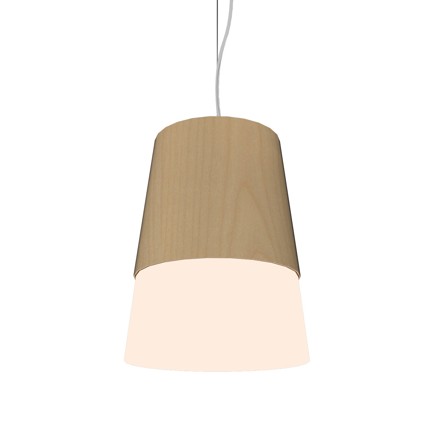 Accord Lighting - 264.34 - One Light Pendant - Conical - Maple