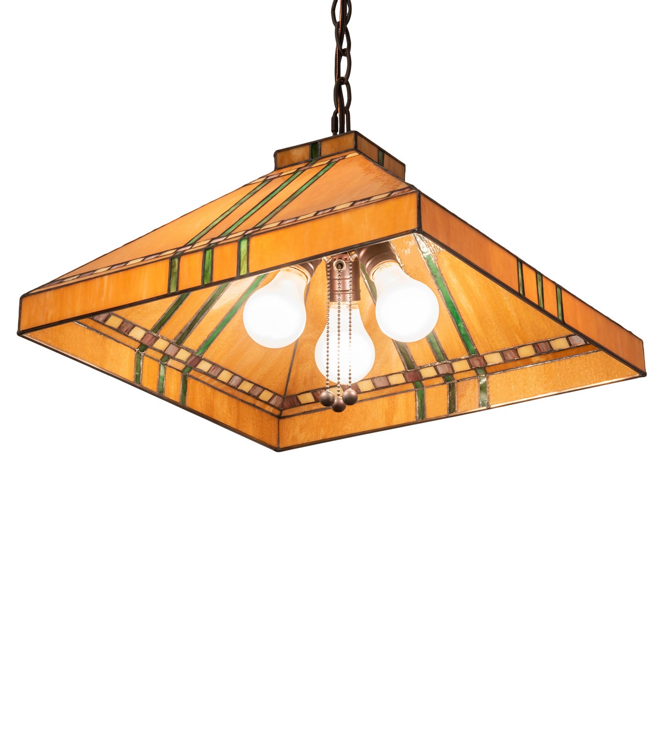 Meyda Tiffany - 244752 - Three Light Pendant - Prairie Corn