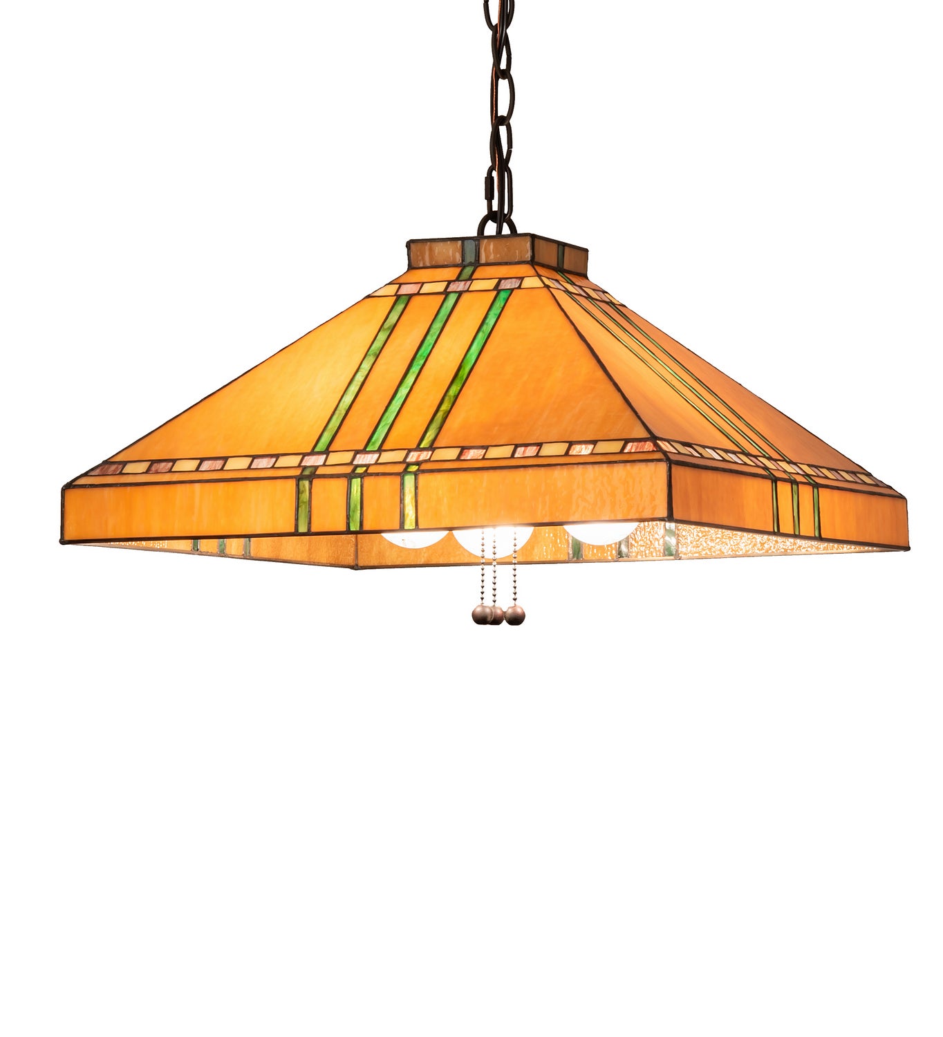 Meyda Tiffany - 244752 - Three Light Pendant - Prairie Corn