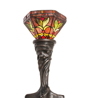 Meyda Tiffany - 244893 - One Light Mini Lamp - Middleton - Mahogany Bronze