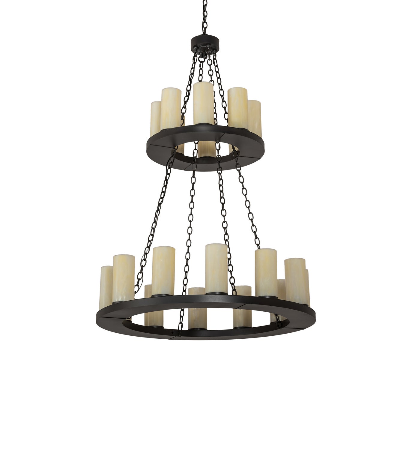 Meyda Tiffany - 245153 - LED Chandelier - Loxley - Wrought Iron