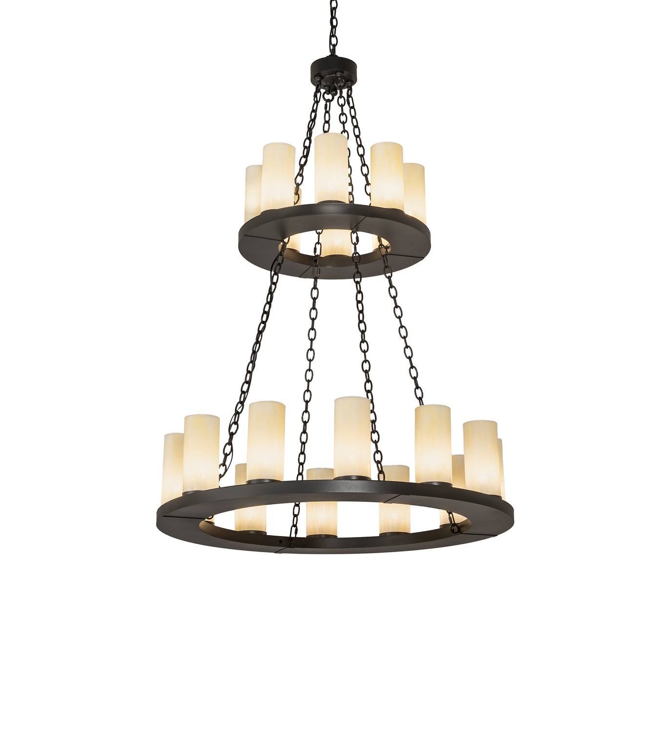 Meyda Tiffany - 245153 - LED Chandelier - Loxley - Wrought Iron