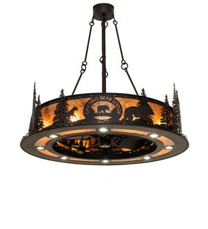 Meyda Tiffany - 245257 - 16 Light Chandel-Air - Personalized - Textured Black